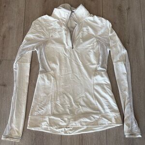 Lululemon 1/4 zip Long Sleeve with mesh paneling